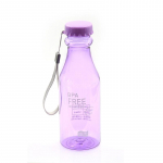 500 ml Bpa tasuta kaasaskantav veepudel, lekkekindel plastikust veekeetja reisimiseks lilla