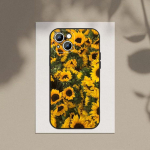 Sunflower telefoni&uuml;mbris iPhone'ile Samsung Galaxy Redmi Xiaomi Oppo OnePlus Note SA 7 8 9 10 11 12 13 14 20 21 22 23 53 54 Pro Max Plus Ultra TPU Soft iPhone 6 or 6S