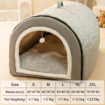 talvine koerte kennel soe koeramaja matt Eemaldatav pestav koerte voodipesa s&uuml;gav magamistelk keskmistele suurtele koertele Koeratarvikud S 35X30X30CM
