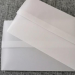 40 tk/partii Luksuslik kohandatud l&auml;bipaistev v&auml;&auml;velhappe paberist kinke&uuml;mbrikud pulmakutse &uuml;mbrik Postkaardi &uuml;mbrikud 11X18cm
