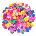 Kodu Peotarbed Isetehtud k&auml;ev&otilde;ru lahtised helmed Ehted Aksessuaarid Vahet&uuml;kid Savihelmed &Uuml;mmargused helmed ehete jaoks Uue lillet&auml;he valmistamine pehme keraamika 10 tk 5