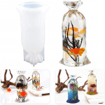 Silikoonist Lucky Bag Vaiguvormid Pehmed Kerged Pilkup&uuml;&uuml;dvad Vaigust Epoksiidist valamised K&auml;sit&ouml;&ouml; isetegemiseks valge