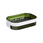 Seebi&uuml;mbris Seinale kinnitatav ventilatsioon Plastist vett &auml;rajuhtiv Kuivab kiiresti Seebik&auml;sn vannituppa kohv