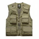 Meeste &otilde;ues mitme taskuga kalastusfotograafia vest Military Style Vest 7XL must