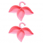 2 tk kastmen&otilde;u lehtede kujuga integreeritud vorm rippuva auguga 3 v&otilde;re Korea BBQ kuuma potti maitsestamisn&otilde;u koduvarustus sinine