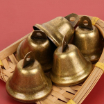 WTEMPO 10 tk pronksist dekoratiivsed j&otilde;ulukellad lemmikloomade ripatsid rippuvad kellukesed j&otilde;ulupuu kaunistustarvikud j&otilde;uludeks ja aastavahetuseks 10pcs pronksi