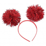 S&auml;delevad fooliumiribad peapael K&auml;sitsi valmistatud j&otilde;uludeks moodne juukseaksessu Cosplay s&uuml;nnip&auml;evade jaoks roosa punane v&auml;rv