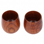 2 t&uuml;kki puidust teetassid Jaapani suure k&otilde;huga kruus Multifunktsionaalne joogitass kohvi piima veini jaoks Wa