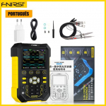 FNIRSI DPOX180H pihuarvuti kahe kanaliga digitaalne ostsilloskoop 180MHz-3DB 2-&uuml;hes funktsioonisignaali generaatori fluorestsentsekraan ZOOM kollane