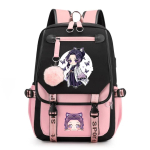 Armas Kawaii Mustriga Seljakott Teismeliste T&auml;navakunst Anime Seljakott Seljakott USB Seljakotid