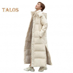 Naiste puuvillane mantel kapuutsiga pikkade varrukatega taskud k&uuml;ljelt l&otilde;hikuga sulejope &Uuml;hev&auml;rvilised taskud, paksendatud vabaaja v&auml;lir&otilde;ivad XXL