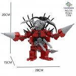 Skibidi WC ehitusplokk &otilde;udusm&auml;ng K&otilde;larimees &uuml;lemused Camara Titan TV mees multifilm nukk mudel lastele Halloweeni s&uuml;nnip&auml;evakingitus