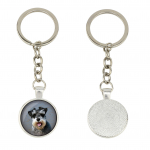 Schnauzer - keychain in a box, own photo, keychain pendant from Art-Dog brand