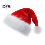 Unisex j&otilde;uluvana m&uuml;ts eriti suur ja paks uusaastapeo nokam&uuml;ts Kontrastv&auml;rv elastne paks pl&uuml;&uuml;skaunistusega J&otilde;uluvana Cosplay t&auml;iskasvanute p&uuml;hadepeakate One Size A