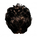 Naiste l&uuml;hike lokkis tukkidega parukas kohev loomulik v&auml;limus siidine k&otilde;rge temperatuuriga kiud keskealistele naistele mustad s&uuml;nteetilised juuksed must