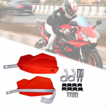 2tk Mootorratta k&auml;ekaitsmed Kaitsekomponentide kaitsevarustus K&auml;ekaitsed Tuulekindlad punane