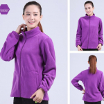 Naiste Talvised Matkajakid Jalutamine &Otilde;ues Sport Fliisist Termotuulejoped Soe ronimine Trekking Matkaspordimantlid S lilla