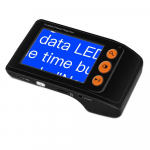 EU pistik 3,5-tolline LCD-ekraan Kaasaskantav digitaalne luup Lugemisabi n&auml;gemispuudega inimestele 2x-25x suum Kokkupandav video elektrooniline luup YS008 must