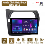 Android Carplay autoraadio Honda Civic luukp&auml;ra 2006-2011 multimeediumipleieri peakomplekti stereo GPS-navigatsioon BT WIFI 4+64GB 1+16GB