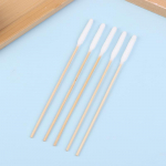 50 tk Suured vatitampoonid puidust pulkadega lemmikloomadele Suured vatitampoonid Pikad vatitampoonid Koerte k&otilde;rvapulgad Pikad vatitupsud