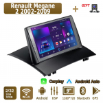 Android Carplay Autoraadio Renault Megane 2 2002-2009 jaoks Multimeediam&auml;ngija Peaseade Stereo GPS-navigatsioon BT WIFI 2+32GB 2+32GB