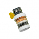 Tahke kraanifilter Keskkonnas&otilde;bralik, h&otilde;lpsasti paigaldatav kaasaskantav kraaniveepuhasti kodu jaoks valge