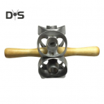 Roostevabast terasest s&otilde;&otilde;rikuvorm 6-&otilde;&otilde;nsusega koogivorm k&uuml;psetusringi jaoks K&uuml;psisel&otilde;ikurid Mitmek&uuml;lgne k&ouml;&ouml;git&ouml;&ouml;riist k&uuml;psiste jaoks K&uuml;psised Minikoogid Suupisted Magustoidud Hearts