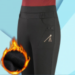 8XL-suuruses naiste elastsed k&otilde;rge v&ouml;&ouml;kohaga sirged p&uuml;ksid Paksud vabaaja p&uuml;ksid L