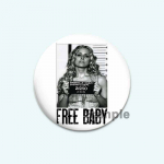 32/44/58 mm &otilde;udusfilmide pin Creepshow / TASUTA KALLUSED K&auml;sitsi valmistatud prossid seljakotti Cothes pealuu/valge mask Thriller Collection m&auml;rgi kaunistus 32mm