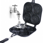 Munapannid Nonstick Kahepoolne pannkoogimasin lastele Mittenakkuv praemunakeetja Hommikus&ouml;&ouml;gikeetja Grillpannipannil minipannkoogid