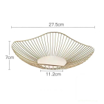 Lihtne p&otilde;hjamaise stiilis metallist puuviljakorv &auml;ravoolukorv hoiukorv Praktilised k&ouml;&ouml;gitarbed lauariided