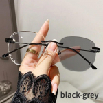 V&auml;listingimustes v&auml;rvi muutvad l&uuml;hin&auml;gelikkusprillid Luksuslikud Naised Mehed Ebaregulaarsed Fotokroomsed prillid Viimistletud Optilised Miinusprillid Dioptrid -3.0