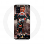 Coque Maniacase pour Samsung Galaxy A51 5G verstappen &eacute;clair Formule 1 Casque F1