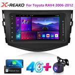 2DIN Toyota RAV4 2006-2012 jaoks Android 12 Autoraadio Multimeediam&auml;ngija 4G 8-tuumaline GPS-navigatsioon Carplay Auto DVD Autoradio 8 core 4GB+64GB