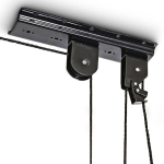 Jalgratta hoiuriiul - HELLOSHOP26 - Jalgratta lift - Metall - Kumm - Must must