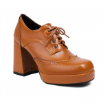 Paeltega Kevadised Naiste Pumbad Mustad Brogue Oxfordid Paksu 9,5CM K&otilde;rge Kontsaga Platvorm Briti S&uuml;gis Naiste Paksu P&otilde;hjaga Kingad 6