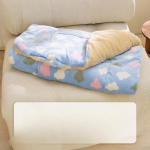 Flanellmatt Cartoon S&uuml;gis- ja Talvine soe lemmikloomamatt Kassi tekk Koera tekk Magamismati tarvikud M (recommended within 5kg)