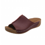 Wedges naiste kingad 2024. aasta suve klassikalised retroh&otilde;ngulised naiste vabaaja sussid, esmaklassilised ortopeedilised lahtise varbaga sandaalid Chanclas Mujer 36 must