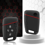 Silikoonist auto v&otilde;tme&uuml;mbrise kate VW 2018 Atlas Tiguan Golf 7 Magotan 4 nupu asendusega nutikas v&otilde;tmeta hoidik