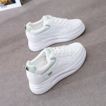 Moodsad suvised tossud Naiste kingad 2024 Hingav v&otilde;rkmaterjal Platvormkingad Vabaaja naiste laiad kingad Paelad Zapatillas Mujer Chaussure Femme 34 white