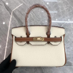 Uus pealmine kiht litsi mustriga lehmanahk v&auml;rvide blokeerimine plaatina kott+ehtsast nahast k&auml;ekott+ &otilde;lakott naistele 20x8x14cm valge/pruun