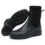 Moedisainer Vihmasaapad Naiste Veekindlad Kingad Vihmased Naiste Roosa Karusnahaga Kummist Vihmasaapad Naine Galo&scaron;id Libisemiskindlad Pealet&otilde;mmatavad Vihmasaapad 40