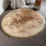 Pehme kohev karvane vaip &uuml;mmargune karvane roosa vaip magamistoa p&otilde;randavaip elutuppa diivanitooli padjaks karvane laste laste toa matt 160cm I 62.9inch
