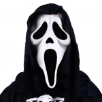 Ghost Face Scream Filmi &Otilde;udusmask Halloweeni M&otilde;rvar Hirmutav Peakate Mask Cosplay T&auml;iskasvanute Kost&uuml;&uuml;mi Aksessuaarid Rekvisiidid &Uuml;likond nagu n&auml;idatud v&auml;rv