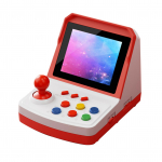 POWKIDDY A6 Plus Retro pihuarvuti m&auml;ngukonsool 1000+ klassikaliste m&auml;ngude kaasaskantava 3D-m&auml;ngijaga