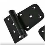 Tugevad mustad T-profiili hinged 3,5 tolli, klassikalises stiilis metallpinnale paigaldatud, poleeritud viimistlus aidauksele, kuurile, puidust aiav&auml;ravale 1pc