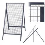 KADAX Sito Budowlane Do Piachu Piasku Ziemi murarskie 120x60cm Żwiru Oczko 20mm