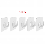 L&auml;bipaistvad tugevad isekleepuvad konksud, millel pole j&auml;lge, kleepuvad konksud, v&otilde;tmehoidja riidepuu k&ouml;&ouml;gi vannitoa ukseseinale, multifunktsionaalne