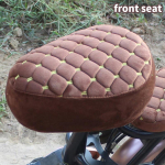 Elektrijalgratta istmekate Akuauto Jalgratta Universaalne Istmekate Mugav Paksustatud Kate pruun