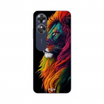Coque Oppo A17 Lion Majestueux Color&eacute; Maniacase